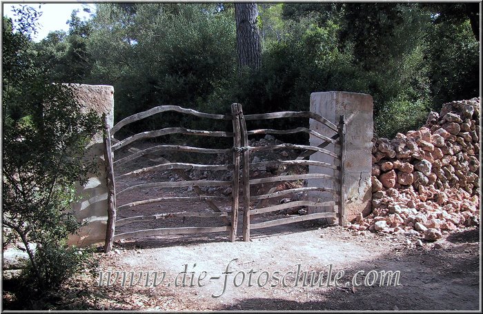 Cala_Turqueta_08.jpg - Von solchen Gattern findet man auf Menorca Hunderte.